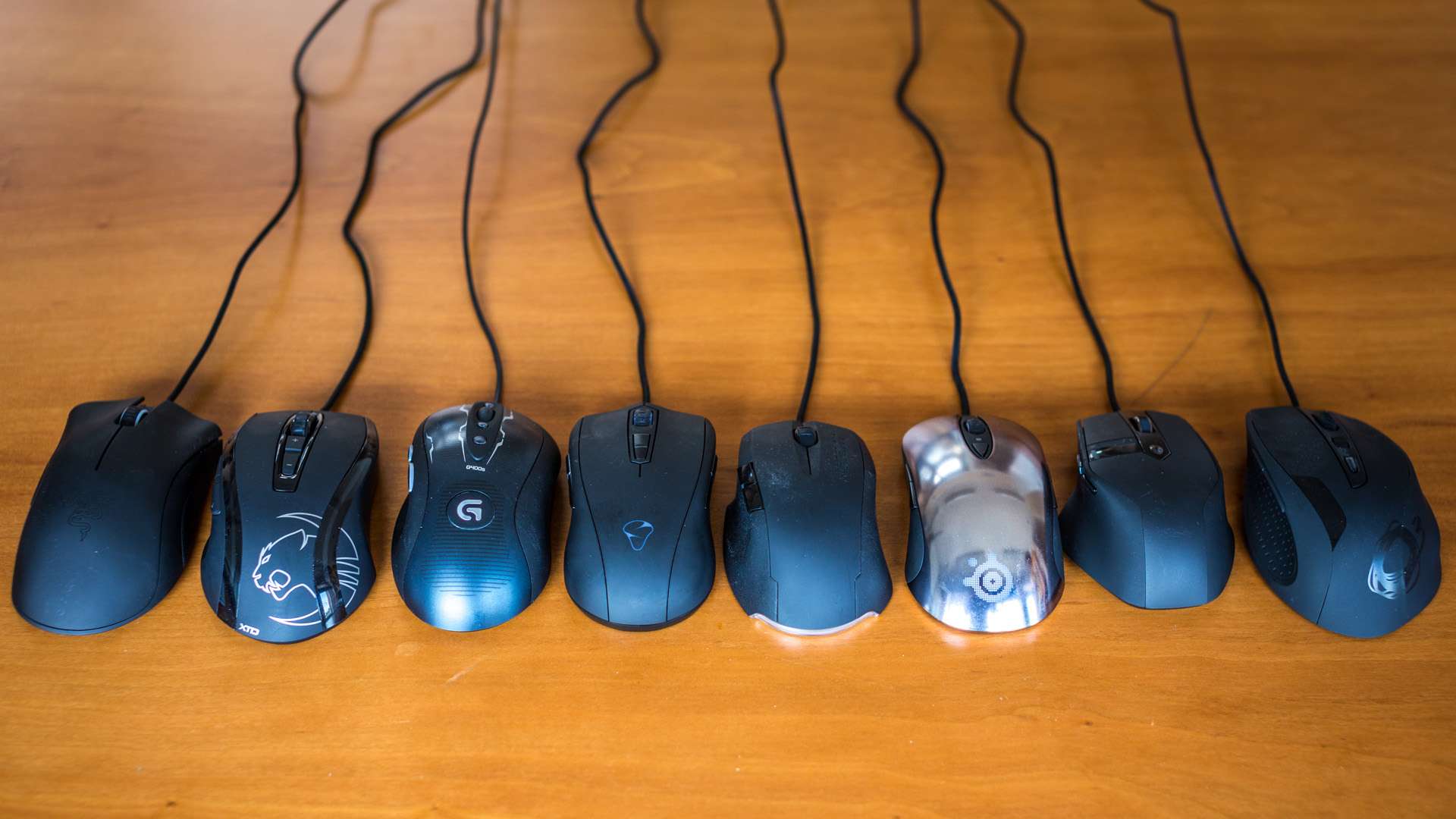 Qual a diferença de tamanho e peso entre os mouses gamers?